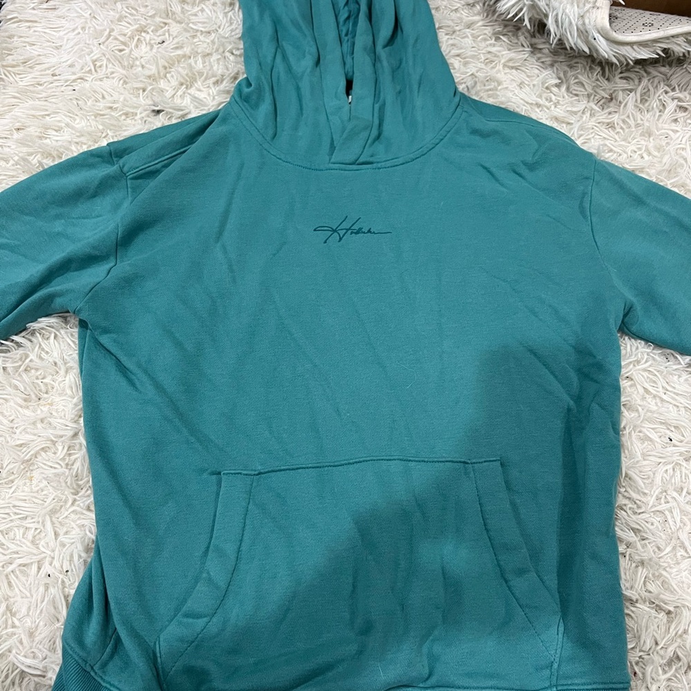 Hollister Green Oversized Hoodie